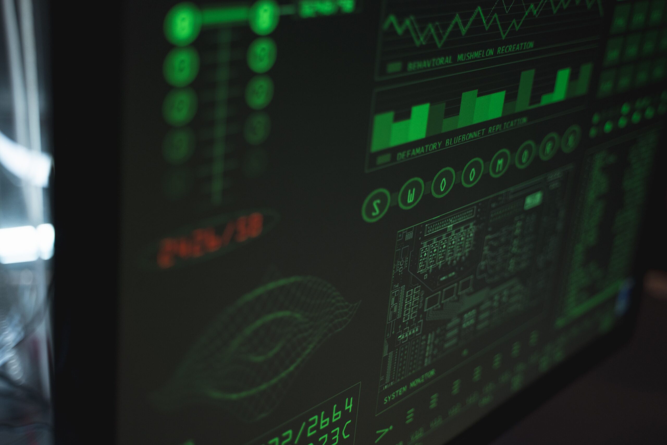 Écran affichant du code, thème cybersécurité
